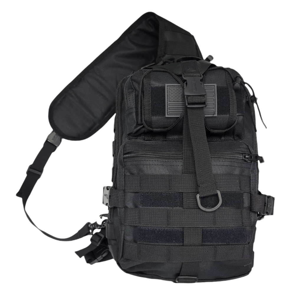 New! Black Multipurpose Utility Crossbody/Side Bag/Pouch